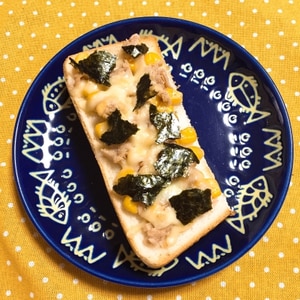 ツナ＆コーン海苔チーズトースト